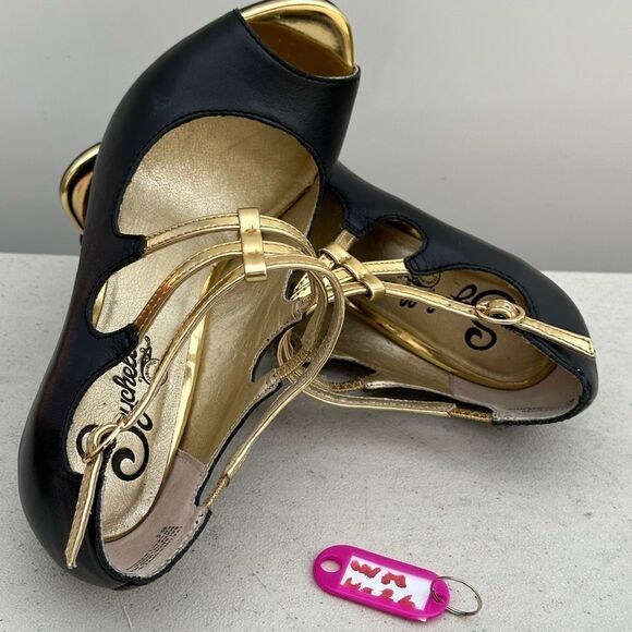 Seychelles Heart Grows Fonder Retro Peep Toe Strappy Mary Jane Pumps Size 6,5 - Picture 1 of 8